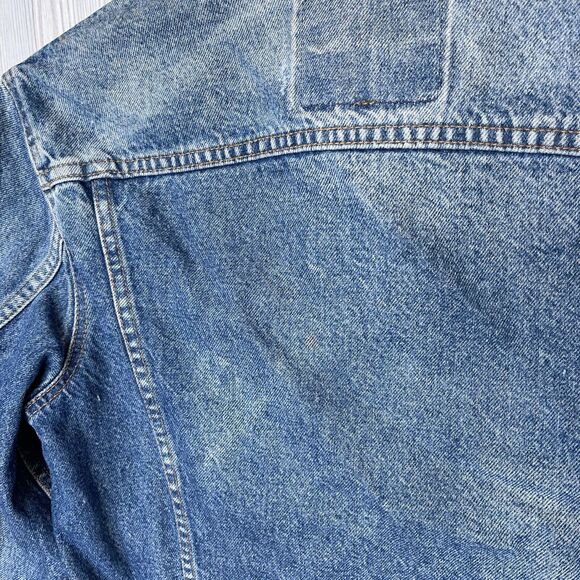 Levi's Denim Trucker Jacket Men's 38 Vintage 70506-0216 Distressed Faded Stained - Picture 15 of 15